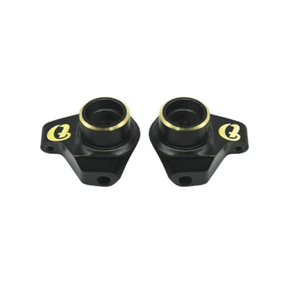 Hobby Details Aluminum Rear Axle Gear Box Skid Link Wheel Upgrade Set for 1/30 Axial SCX30 Jeep Wrangler RC Cars, Black and Gold (Brass kunckles) - color: Brass Kunckles