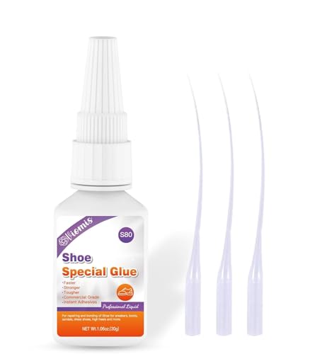 30g Shoe Glue - Professional Grade Super Shoe Fix Adhesive | Instant Shoe Glue Sole Repair, Clear Waterproof Shoe Glue for Soles Boots Sneakers Heels Hiking Shoes Leather Handbags - size: Shoe Glue