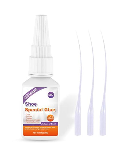 30g Shoe Glue - Professional Grade Super Shoe Fix Adhesive | Instant Shoe Glue Sole Repair, Clear Waterproof Shoe Glue for Soles Boots Sneakers Heels Hiking Shoes Leather Handbags - size: Shoe Glue