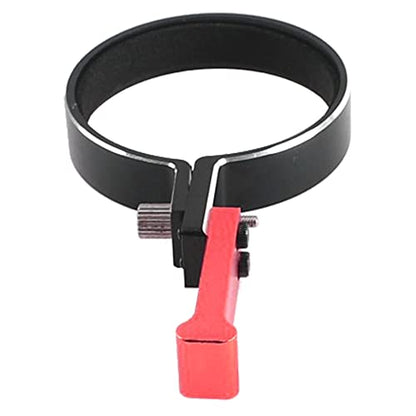 RC Transmitter Steering Wheel Trigger One-Handed Control Adapter Compatible with Flysky gt5 Traxxas TQI Dumborc Remote Controller Transmitter 1.55"-1.65" Steering Wheel (Red) - color: Red