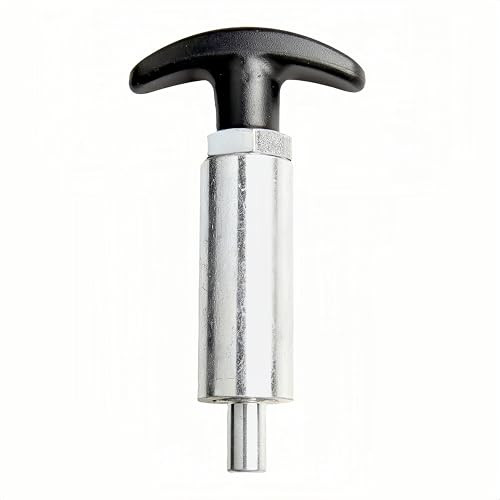 Handle Locking Spring Loaded Pull Pin /Pop Pin Shank,Steel Tire Carrier Pin Handle Knob Round Nut (1Pack, 1/2" Diameter) - color: 1Pack, size: 1/2" Diameter