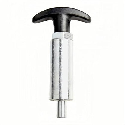 Handle Locking Spring Loaded Pull Pin /Pop Pin Shank,Steel Tire Carrier Pin Handle Knob Round Nut (2Pack, 1/2" Diameter) - color: 2Pack, size: 1/2" Diameter