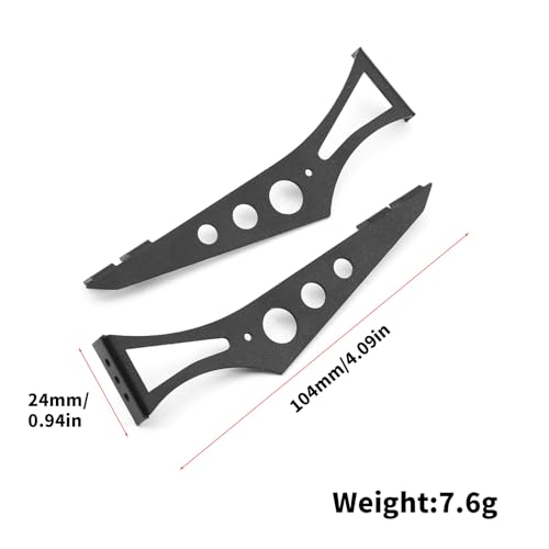 RC Car Rear Tail Spoiler Wing Replacement for Tamiya TT02 XV01 for HSP Drift Car 1/10 RC Car