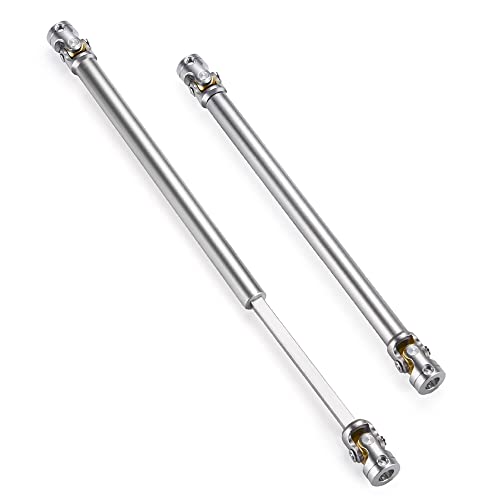 RC-Hub 1Pcs RC Driveshafts Metal Drive Shaft 45-50/47-57/55-67/60-80mm for 1:14 Tamiya Trailer Tractor Truck RC Crawler Car (140-180mm) - size: 140-180mm