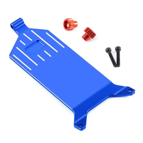 RC Upgrades for LOSI Micro-B 2WD 1/24 for Buggy Aluminum Alloy for Chassis Receiver Plate RC Car Upgrade Parts(Blue) - color: Blue