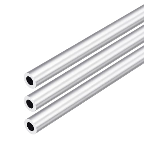 DMiotech 3Pack (13mm OD x 7mm ID) 6063 Aluminum Round Tube 300mm Length Industry Metal Tubing for Machinery Frame Construction DIY Projects - size: 13mm x 7mm x 300mm