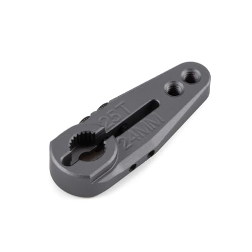 Clamping 25T Servo Horn Steering Servo Arm 7075 Aluminum for Futaba NHX Power HD Protek Savox NSDRC RC Crawler Electric Car Buggy Monster Truck (25T 24mm)
