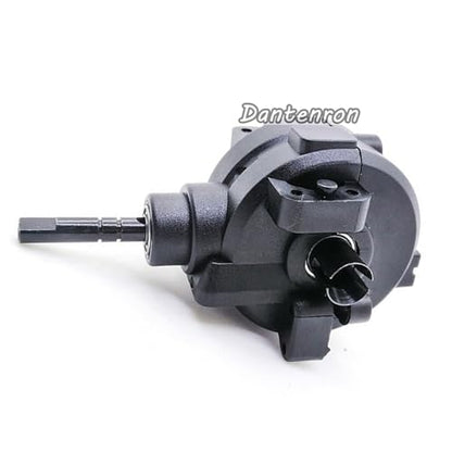 1/10 RC Car Rear Drive Diff Gear Box Assembly Set Upgraded Parts Compatible with 1:10 Car HSP Redcat Himoto Volcano EPX 94106 94107 94108 94111 94123 - color: Black