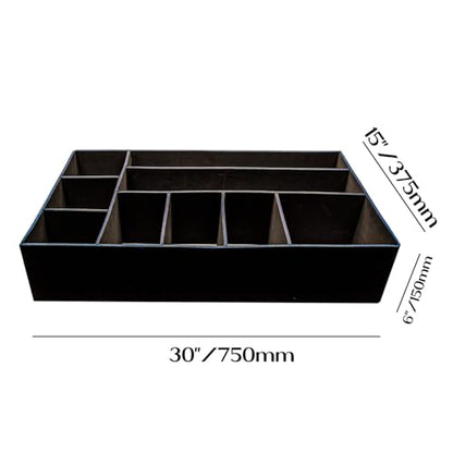 The DIY Divider System to Fit Pelican 1615 or Any Storage Case with a Depth of 6"ish Case NOT Included - color: Black-02