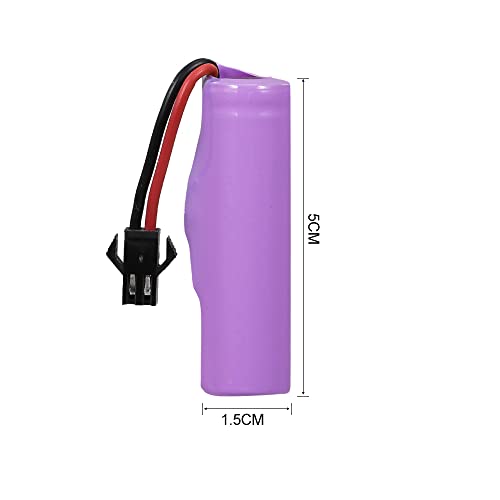 GoolRC 3.7V 500mAh Battery with Charging Cable for 1/28 2.4GHz RC Stunt Car