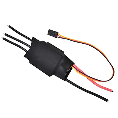 Brushless ESC, Fastest Response Water Cooling Plug and Play Speed Controller 60A for RC Boat Marine Applications High Performance Boating Enthusiasts