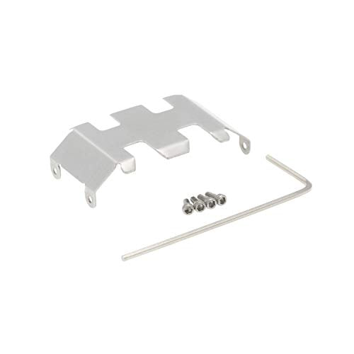 Stainless Steel Center Skid Plate Gearbox Chassis Guard for Axial SCX24 1/24 RC Crawler Car Upgrade Parts
