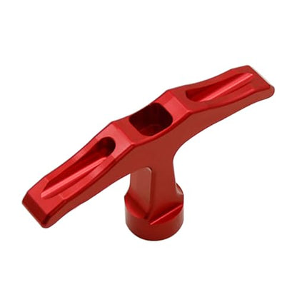 Alloy CNC Pull Starter Handle for Zenoah CY Rovan TSRC Engine (Red) | for 1/5 Hpi Rofun Km Baja Lois 5ive-T FG GoPed Redcat Rc Car Parts - color: Red