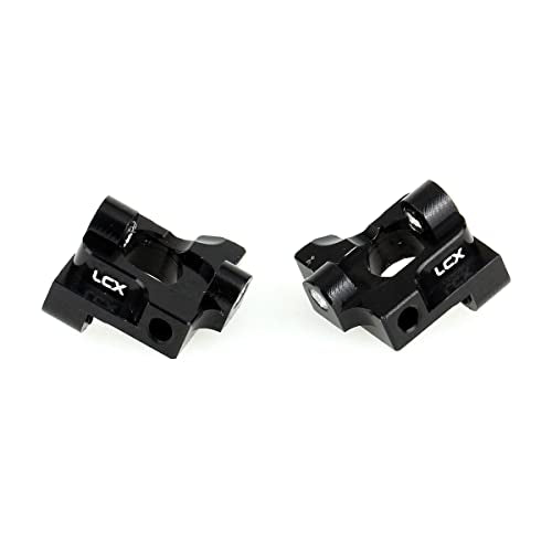 LCX Racing RC Car CNC Machined Aluminum Front Caster Block 0 Degree L/R for LOSI 1/16 Mini-B Buggy 1/18 Mini-T 2.0 Stadium Truck, Upgrades Parts Accessories