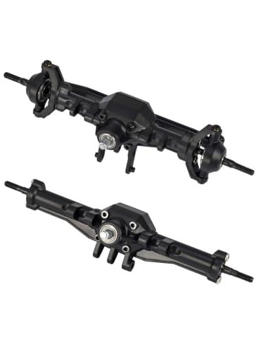 Trx4m Front and Rear Axles for 1/18 RC Upgrade Parts with Servo Mount & Links