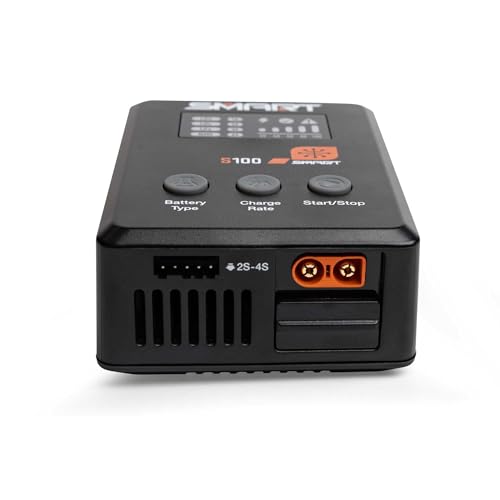 Spektrum Accessories Smart Powerstage Surface Bundle: 5000mAh 2S 50C LiPo Battery (IC3) / 100W S100 Charger, SPMX-1031