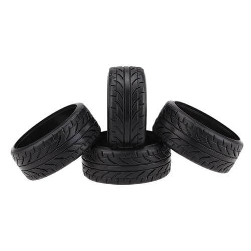 Rc Car Tyre Compatible with Traxxas for HSP for Tamiya for HPI for Kyosho Drift Car Tires 4Pcs Plastic Hard Tyre 1/10 RC Car Upgrade Part