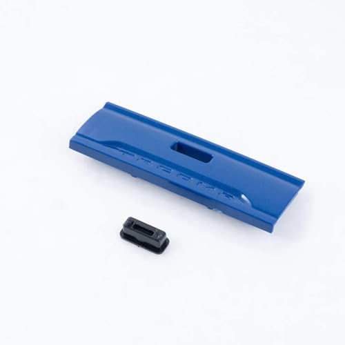 FMS FCX24M Rc Car Parts RC Crawler RC Trucks Parts Replacement Accessory for 1/24 Tacoma:Rear Door Handle (Blue) - style: Rear Door Handle (Blue)