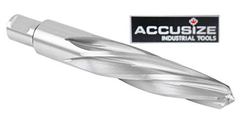 Accusize Industrial Tools Chucking Reamer, 1 in, 0521-0001 | 1" HSS Aligning Reamers with 3/4 in Weldon Shank - size: 1 in.