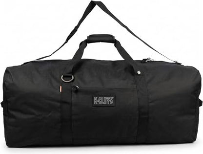 Heavy Duty Cargo Duffel Large Sport Gear Drum Set Equipment Hardware Travel Bag Rooftop Rack Bag - color: Black, size: 30" x 15" x 15"