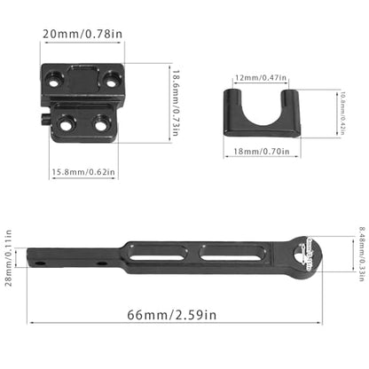 Metal Rear Axle Shock Link Rod Leaf Spring Upgrade Link Suitable for Mangniu 1/12 MN82 MN82S MN82PRO 1/12 Scale RC Climbing Car (Black) - color: Black