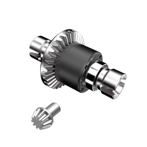 Upgrade Metal 16420Y Gears Differential＆16402Y Drive Gear Parts for Hyper Go H16BM H16GT H16DR H16PL MJX 14301 14302 1/14 1/16 Scale RC Cars (RED,16420Y 16402Y) - size: 16420Y 16402Y