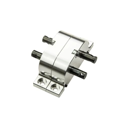 Rc Car Gearbox For Axial For SCX10 D90 1/10 Metal Transfer Case Gearbox Intermediate Fixing Plate RC Crawler Car Truck Model Upgrade Parts(Transfer Case) - size: Transfer Case