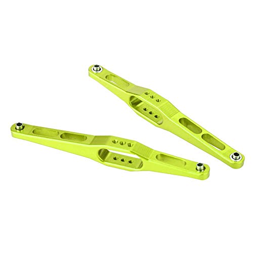 Rear Suspension Arm, Durable Metal 2pcs Set Rear Trailing Arms for RC Car Enthusiasts Off-Road Racing and Track Performance(Green 0023G)