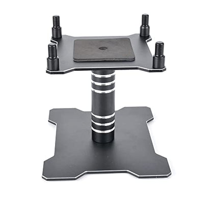 RC Car Stand Work Stand Repair Station 360 Degree Rotate for 1/10 1/8 1/12 RC Car Truck Buggy Crawler Multifunctional Repair Stand Repair Tool - color: Matte Black
