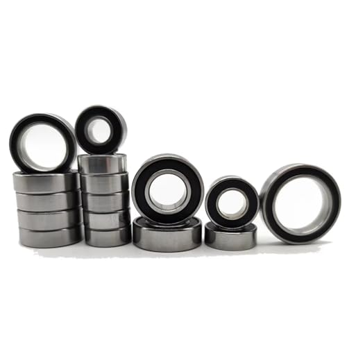 RC Bearing Kit For Traxxas For Slash 4x4 2WD 1/10 Ball Bearing Set Black Rubber Sealed Chrome Steel RC Car Model Accessory Assemble