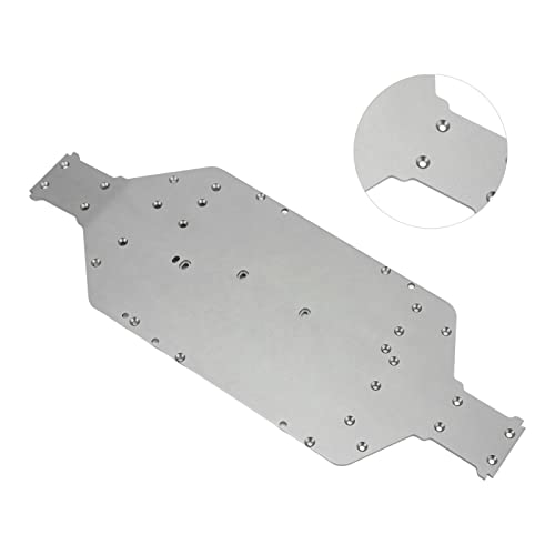 Aluminum Alloy CNC Chassis Plate, RC Car Chassis Armor Protection for ZD Racing DBX - 10 7507 1/10 Scale, Durable Lightweight Frame with Precision Fit for Enhanced