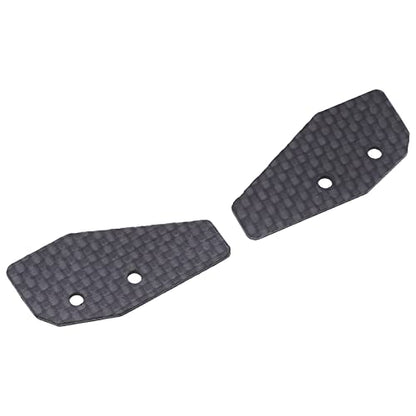 RC Rear Wing, Aluminum Alloy and Carbon Fiber Tail Spoiler with Adjustable Angle for 1/10 Remote Control Car, High Strength, Improved Aerodynamics, Downforce and Stability
