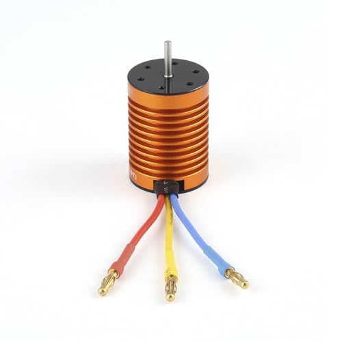OCDAY 10T 3930KV 4 Poles Sensorless Brushless Motor and 60A ESC for RC Car Truck Boat, Suitable for All 1/10 Scale Chassis