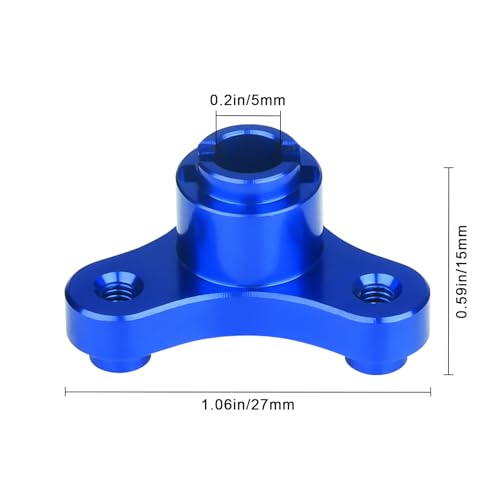 Slipper Clutch Eliminator for Traxxas 1/10 Rustler VXL Slash Stampede Bandit XL5 2WD Gearbox Parts (Navy Blue) - color: Navy Blue