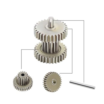 Steel Transmission Gear Complete Gearbox Gears Set for RC Crawler Car 1/24 1/18 FMS FCX24 Power Wagon K5 FCX18 LC80 Upgrade Part
