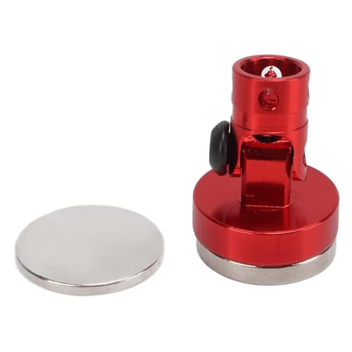 HERCHR 4Pcs RC Magnetic Body Post, Alloy Magnetic Body Post Mount, RC Car Magnetic Shell Post Body for 1/8 1/10 Remote Control Vehicle Invisible Body Shell Mount for SCX10 RC Car 4 Pack(Red) - color: Red