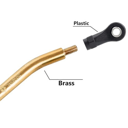 10PCS Brass High Clearance Chassis Links and Steering Links Set for Redcat Ascent18 1/18 RC Rock Crawler Upgrades