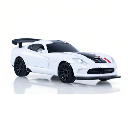 TOUCAN RC HOBBY US in Stock 1/43 High Speed Gyroscope RC Drift Vehicle 4WD Ready to Run Mini Car Radio Battery 2.4G Remote Control Racing Car 4311G for Adult - color: White