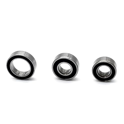 16pcs RC Ball Bearings Kit 5x10x4 5x11x4 8x12x3.5mm Rubber Sealed Compatible with Tamiya TT-02 TT02 1/10 RC Parts