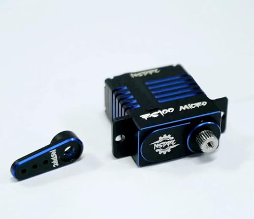 NSDRC Limited Edition RS100 SERVO & Horn - Blue (HELIDIRECT) - color: Blue