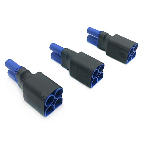 3pcs EC5 Series Connector RC Battery Adapter Adapter for RC Quadcopter Multirotor Losi/E-Flite - style: EC5 Series Connector