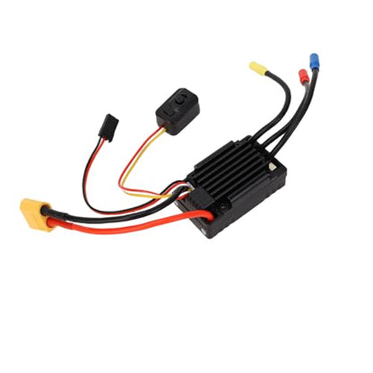 Brushless ESC, 35A with Proportional Brake 4 Level Force 8 Level Drag Brake 9 Step Acceleration RC ESC Brushless Motor Speed Controller with 5.85V 3A BEC