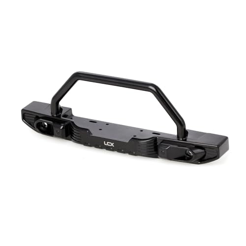 LCX Racing 1/10th RC Crawler Car CNC Machined Aluminum Alloy Front Bumper for RC Car Axial SCX10 III SCX10.3 AXI03007, Upgrades Parts Accessories