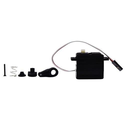 Blomiky 3 Wires 14701B Servo and 14702B Servo Saver Assembly Set for MJX 1/14 Scales H14BM 14209 14210 14301 14211 RC Trucks/ 14210 Servo