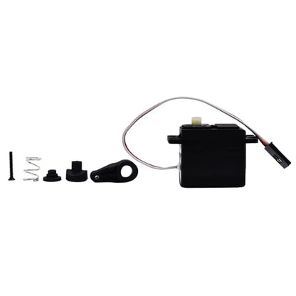Blomiky 3 Wires 14701B Servo and 14702B Servo Saver Assembly Set for MJX 1/14 Scales H14BM 14209 14210 14301 14211 RC Trucks/ 14210 Servo