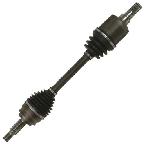 Detroit Axle - Front Left Steering Knuckle and Wheel Hub Bearing CV Axle | Shaft Assembly Replacement for Rear Drum 2007-2011 Dodge Caliber - 2pc Set - size: 2UX47814/Pair