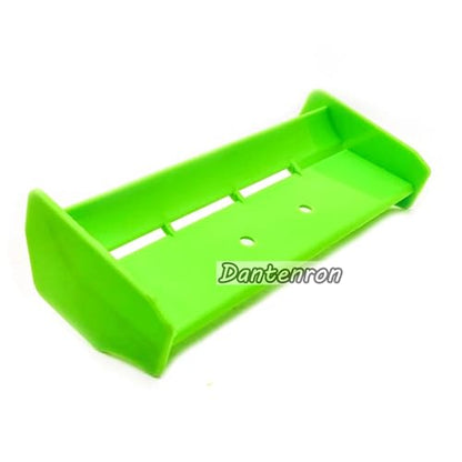 1/10 RC Car Force Rear Spoiler High Down Force Body Wing Tail Compatible with 1:10 Scale RC Off Road Short Course Truck Buggy Racing Car (Green) - color: Green