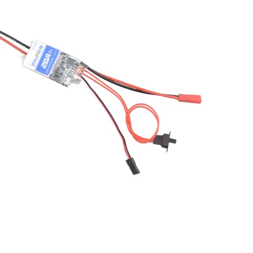 20A Brushed Bidirectional ESC for 130/180 Motor RC Car Boat Tank