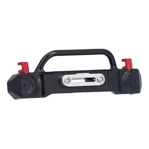 DJX Aluminum SCX30 Front & Rear Bumper w/Red Tow Hook for 1/30 Axial SCX30 Jeep Wrangler JLU Upgrades