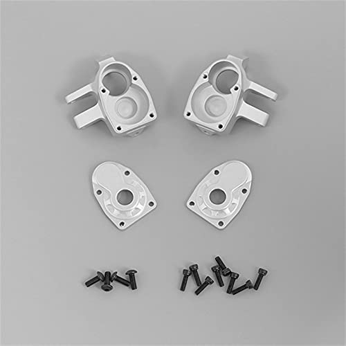 RC Repair Tool Metal Front Rear Axle Steering Knuckles Housing Portal Cover for Axial SCX10 III AXI03007 AR45 Axle for Capra F9 Portal Axle (Color : Black, Size : Front) - color: Black, size: Front